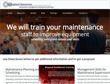 Tablet Screenshot of maintenancetraining.com